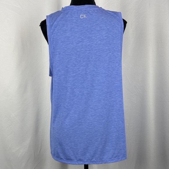 Calvin Klein Performance Wicking Tank Top in Periwinkle - Picture 3 of 6